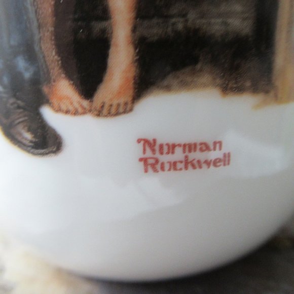 3 Porcelain Mugs Norman Rockwell Collection by Giftcraft, Canada Toronto - Picture 5 of 11